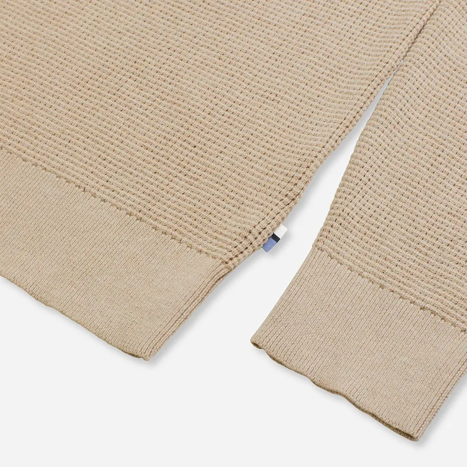 Olymp katoenen regular fit gebreide trui - beige, foto 2
