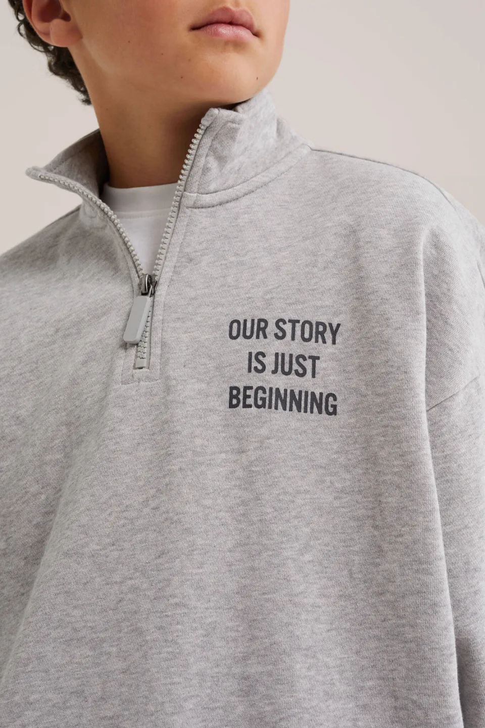 WE Fashion sweat schipperstrui met backprint - grijs, foto 6