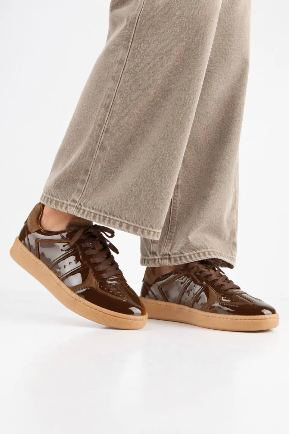 DWRS Label Mirabel sneakers donkerbruin, foto 7