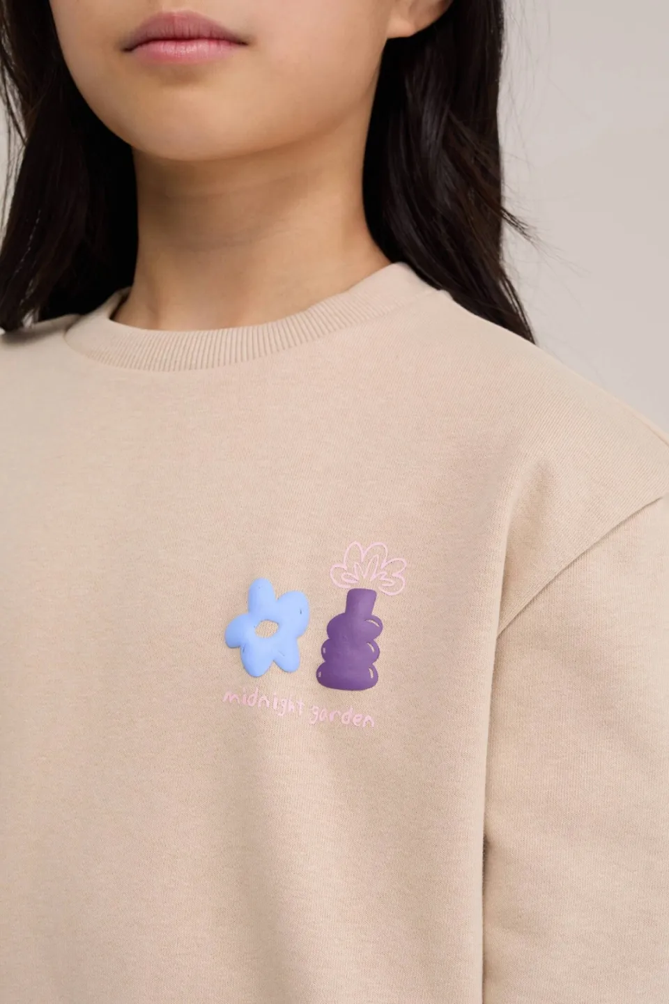 WE Fashion sweater met backprint - beige, foto 6
