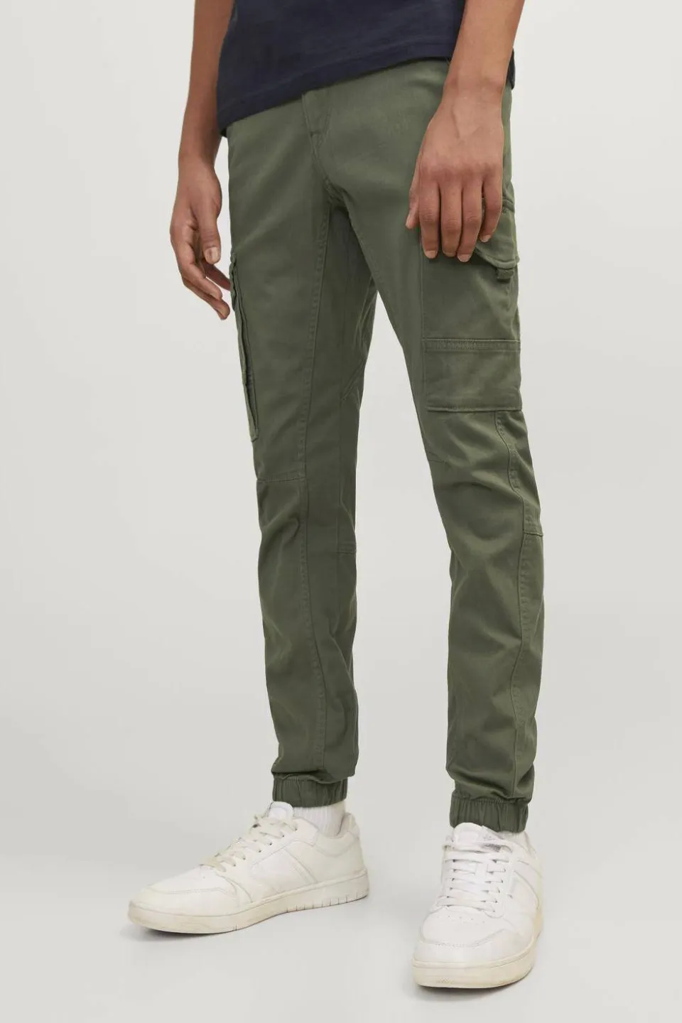 Jack & Jones Paul Flake cargobroek olijfgroen, foto 5