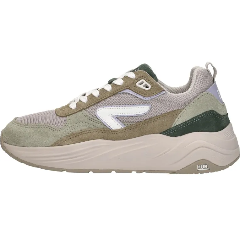 Hub Glide lage sneakers taupe, foto 2