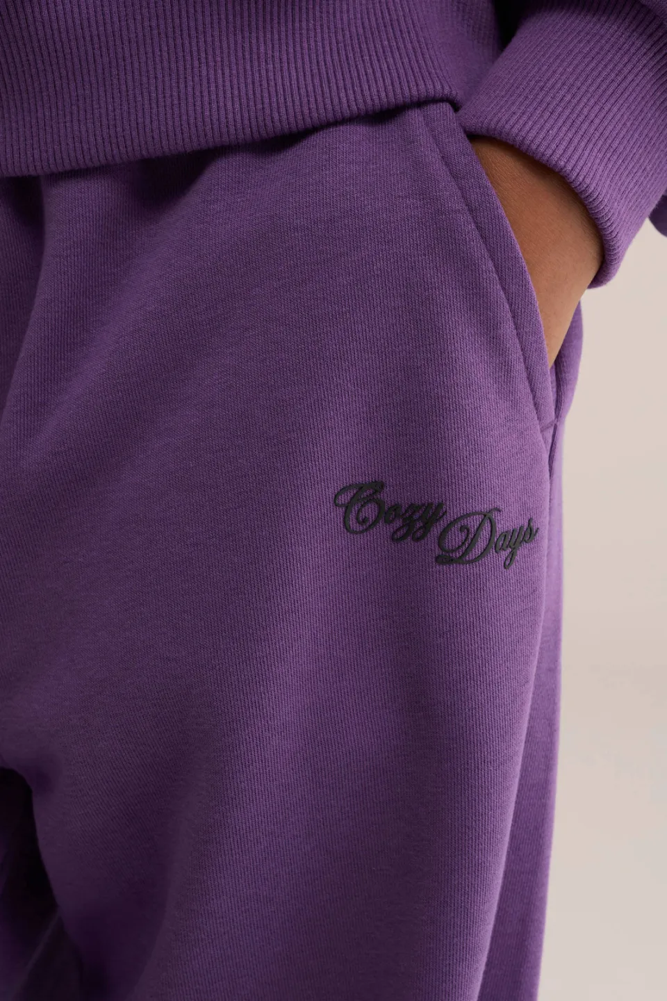 WE Fashion joggingbroek paars, foto 4