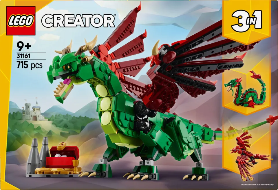 Lego Creator 3in1 Middeleeuwse draak, speelgoedset 31161, foto 3