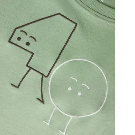 NAME IT longsleeve met print groen, foto 3