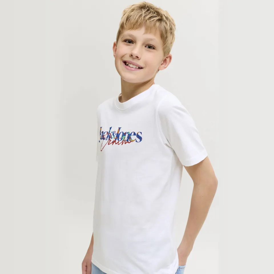 Jack & Jones t-shirt met logoprint wit, foto 5