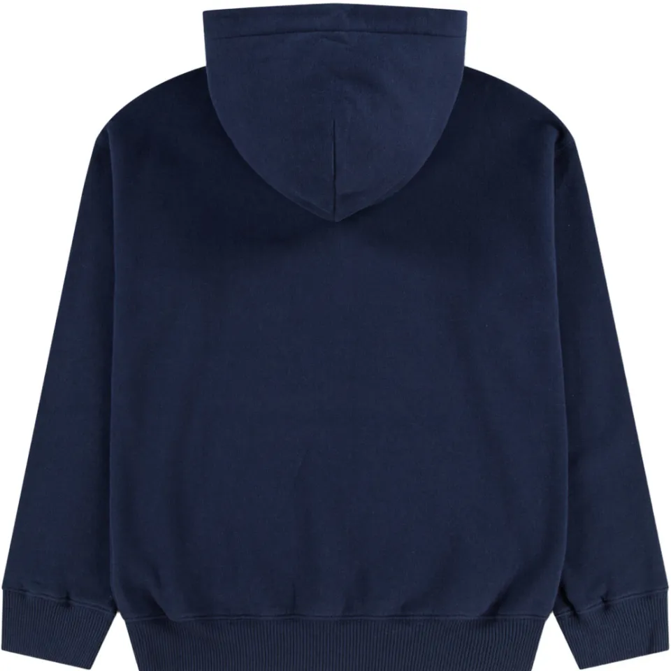 Abercrombie & Fitch hoodie met tekst - donkerblauw, foto 3