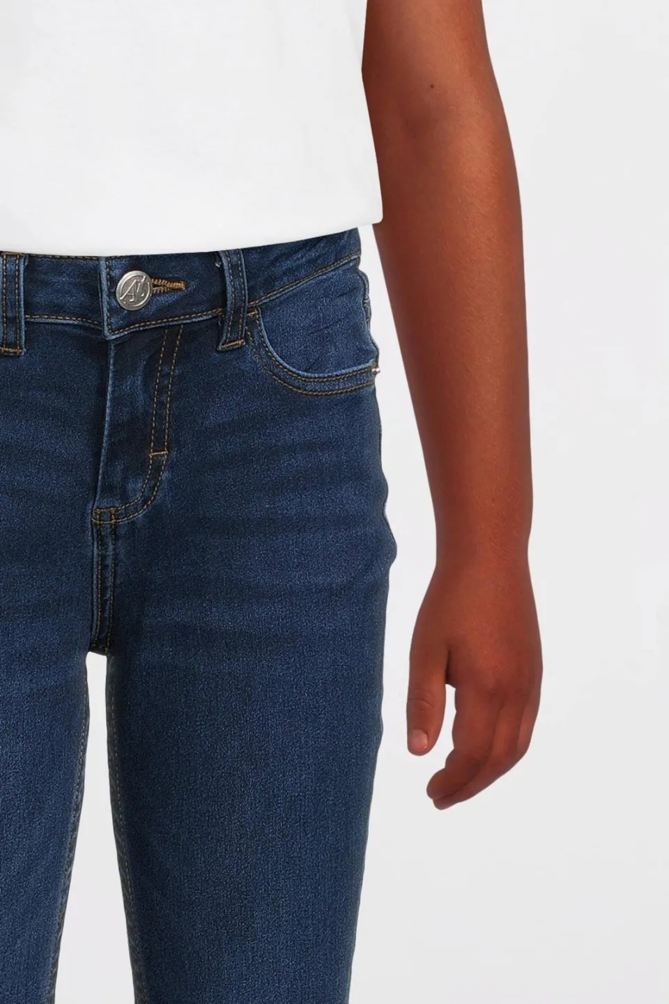 Anytime flared jeans donkerblauw, foto 5
