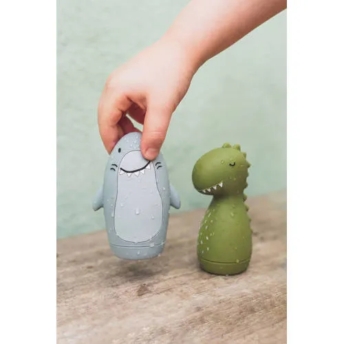 Trixie Mr. Shark & Mr. Dino badspeelgoed groen blauw, foto 4