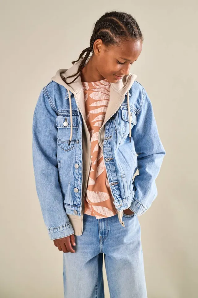 Only & Sons junior spijkerjas lichtblauw Light Blue Denim
