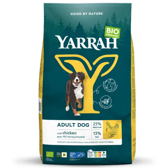 Yarrah biologisch hondenvoer adult kip 2 kg