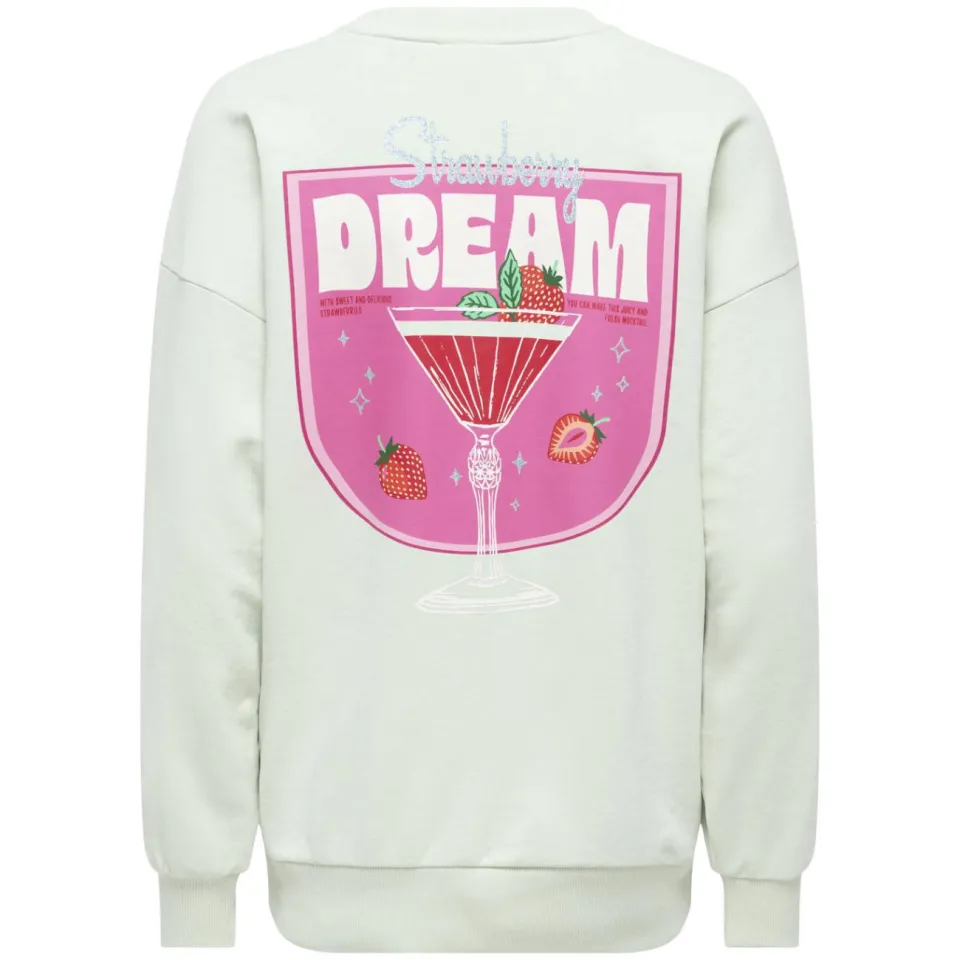 Only MATERNITY zwangerschaps sweater met backprint groen, foto 5