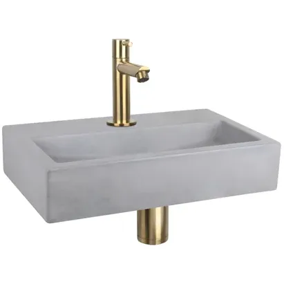 Differnz Fonteinset Mix&match Flat Beton Recht Mat Goud
