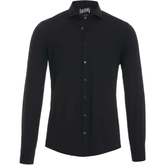 Overhemd Lange Mouw Pure H.Tico The Functional Shirt Zwart, foto 2