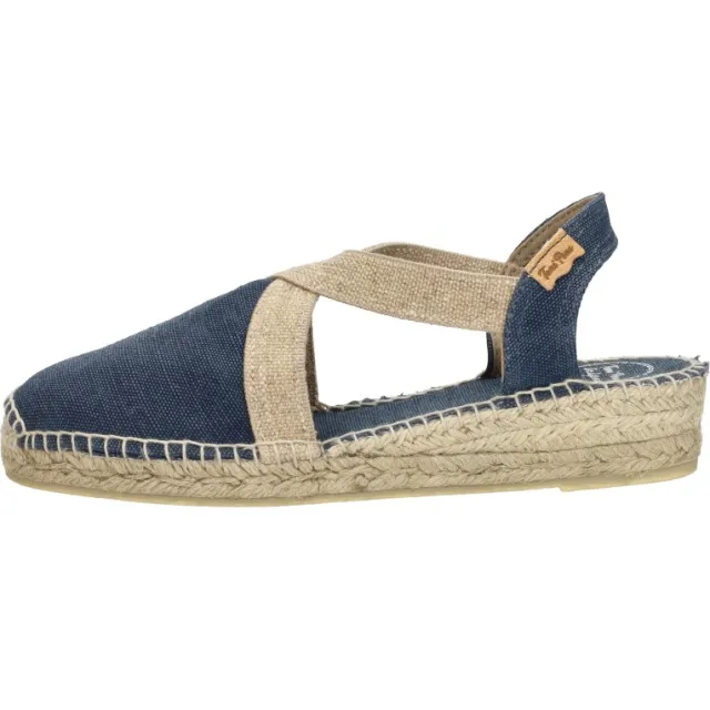 Toni Pons Verdi-V espadrille blauw, foto 2