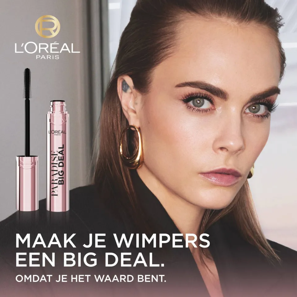 L'oréal Paradise Big Deal mascara zwart, foto 2