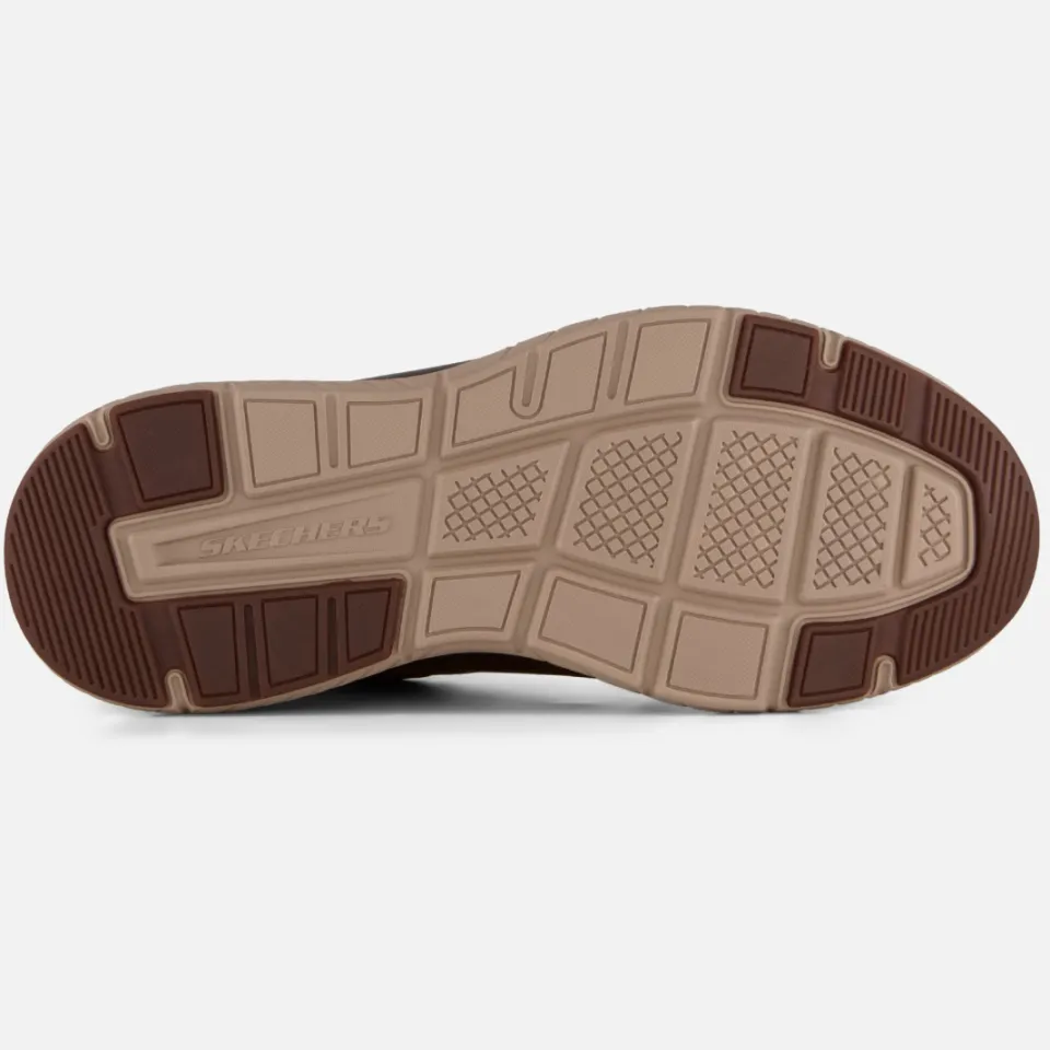 Skechers Arch Fit Crosser Sneakers bruin Leer, foto 5