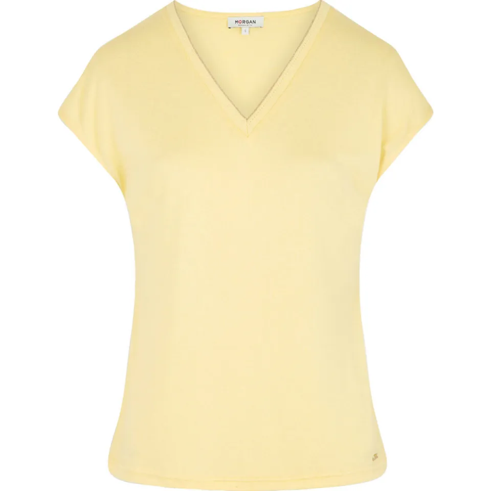 Morgan top met lurex geel, foto 2