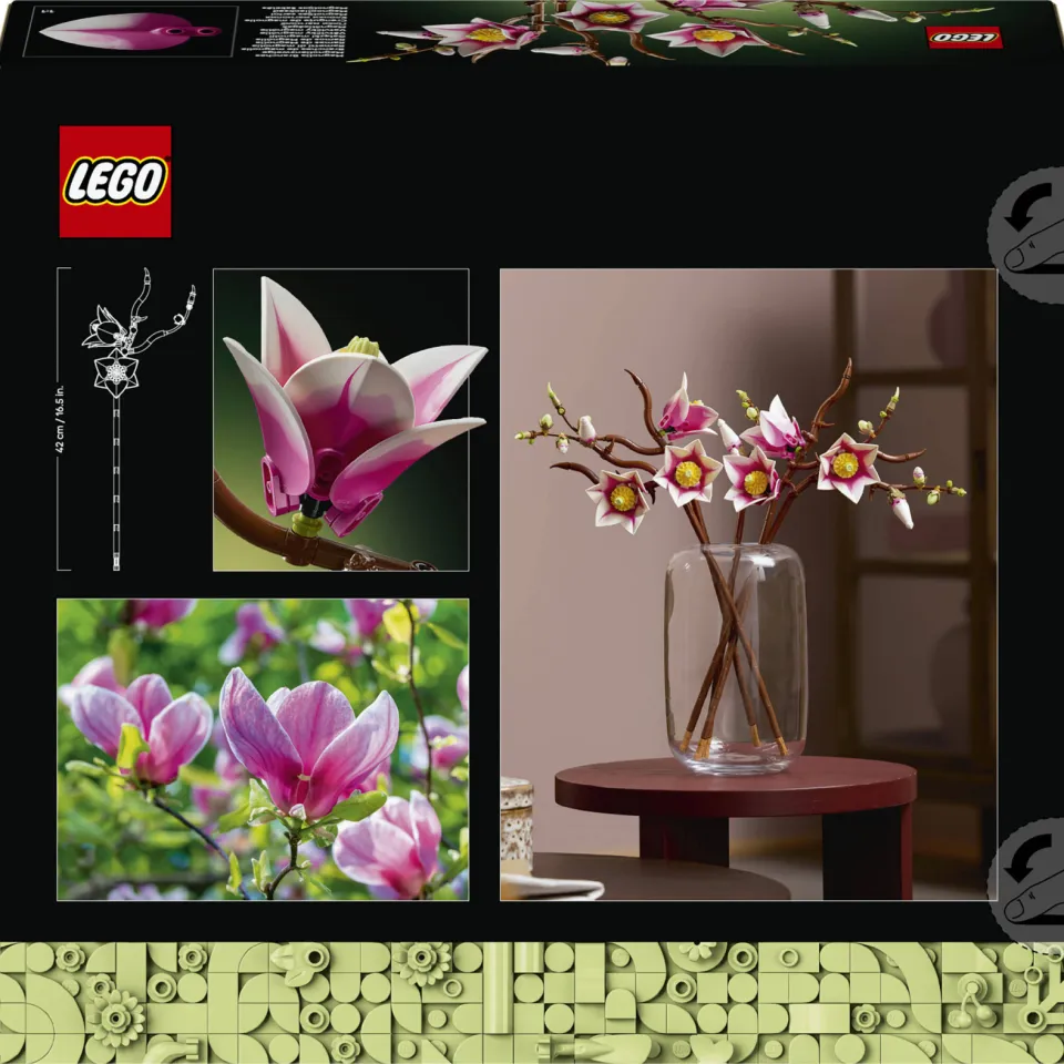 Lego Botanical Collection Magnoliatakken Bloemen Set 11510, foto 2