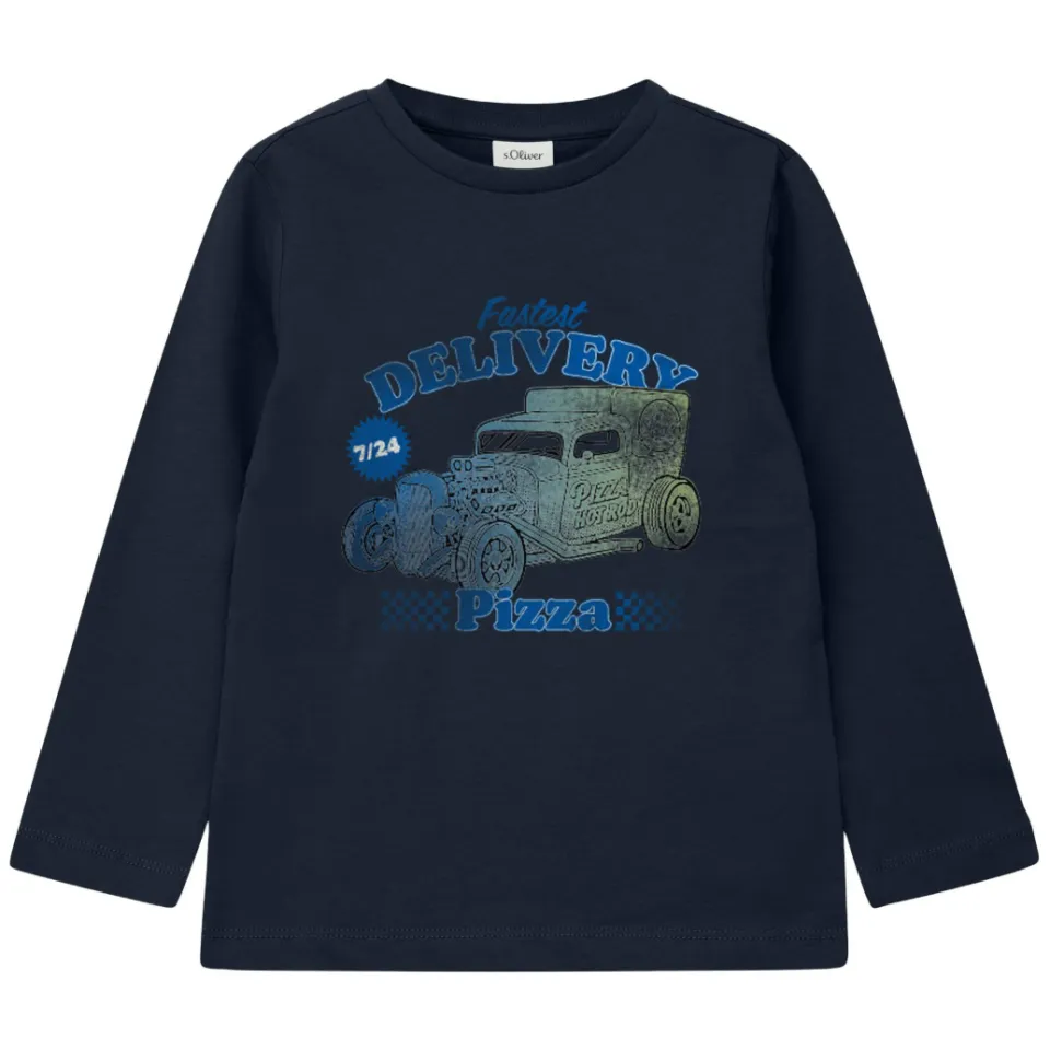 S.Oliver longsleeve donkerblauw, foto 2