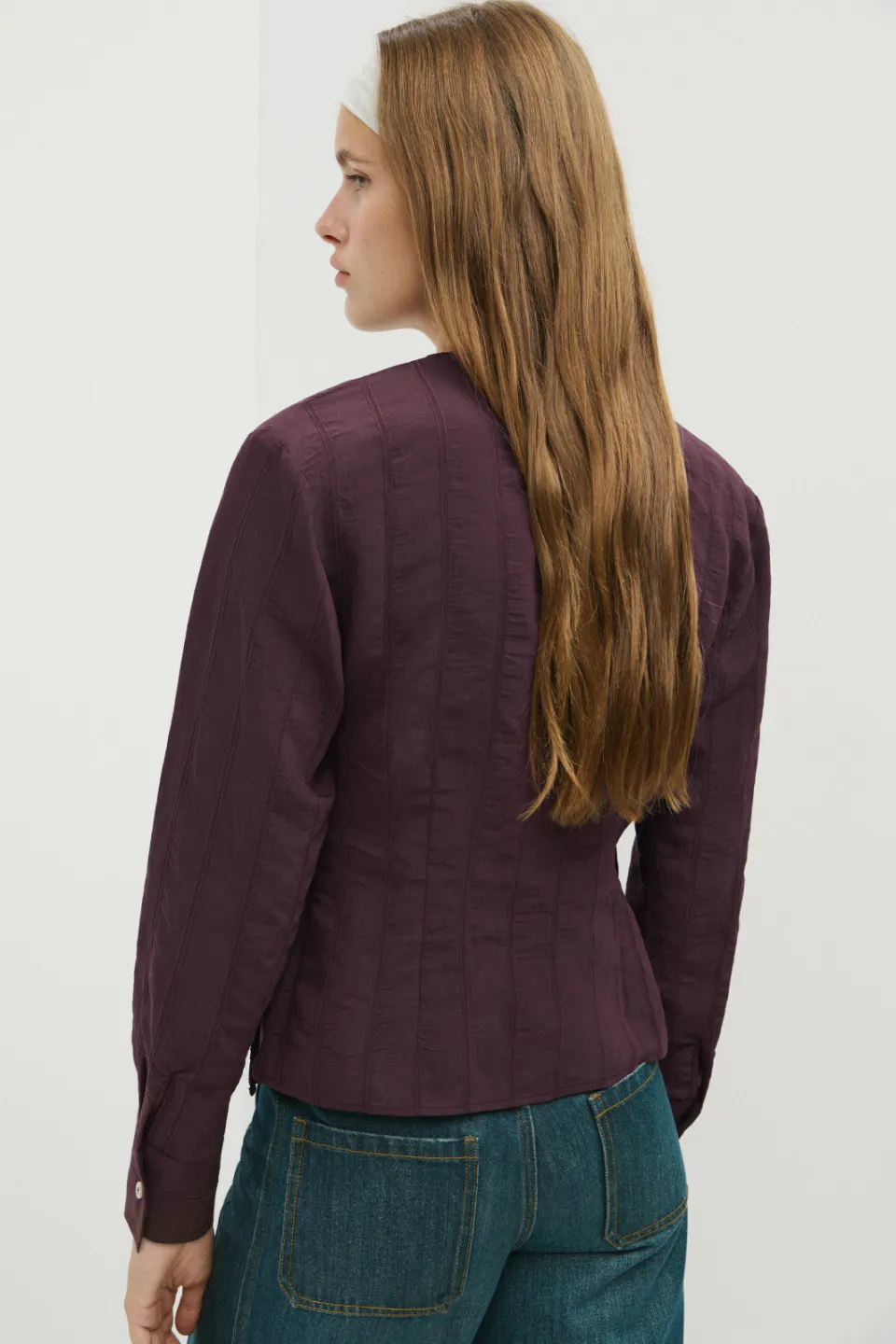 Mango Teen blouse paars, foto 4