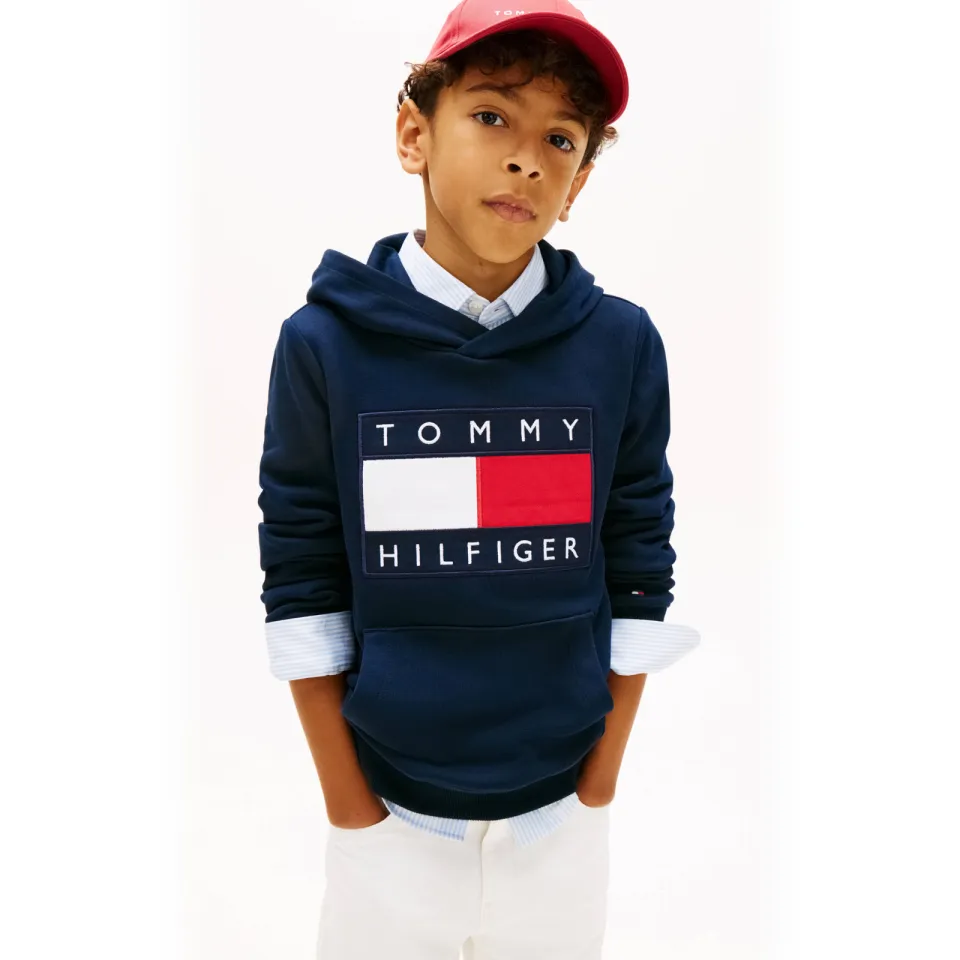 Tommy Hilfiger hoodie donkerblauw