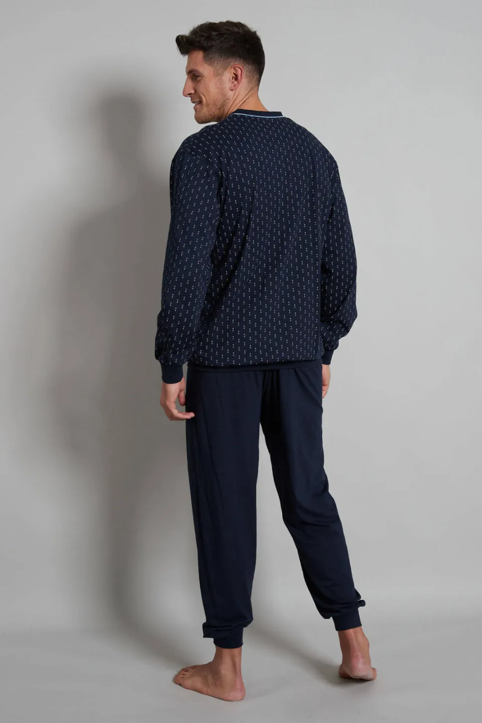 Götzburg pyjama set donkerblauw, foto 3