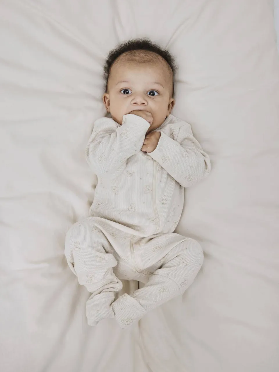NAME IT baby pyjama beige/bruin, foto 4