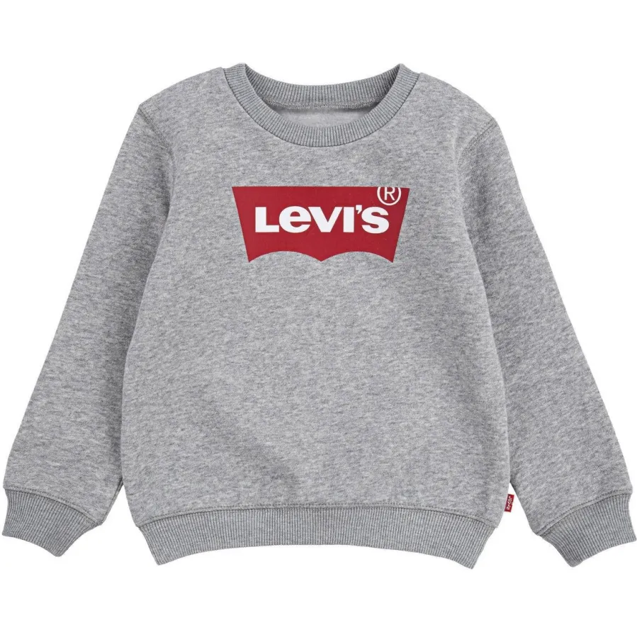 Levi's Kids sweater Batwing met logo grijs melange, foto 2