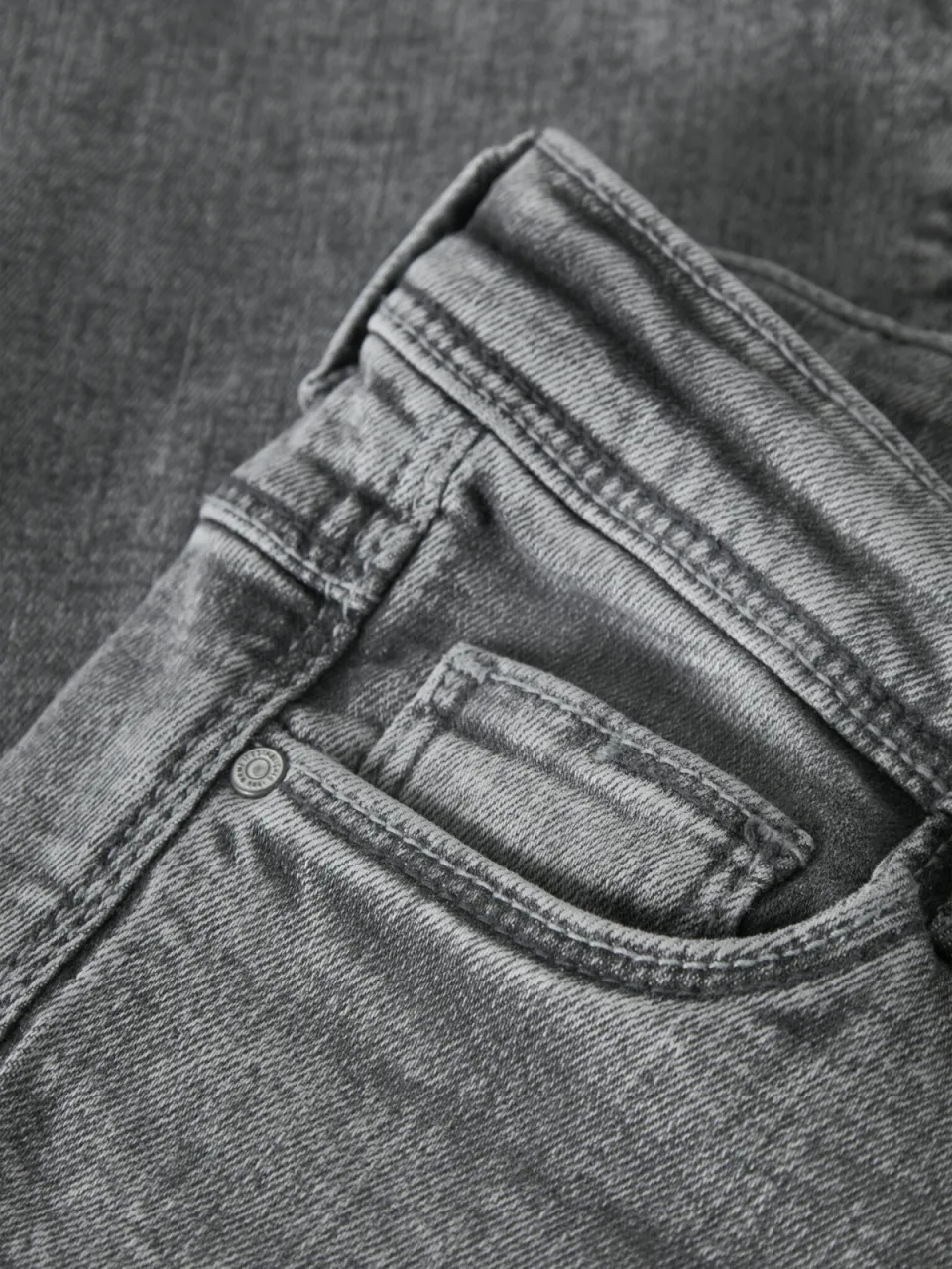 NAME IT KIDS bootcut jeans light grey denim, foto 5