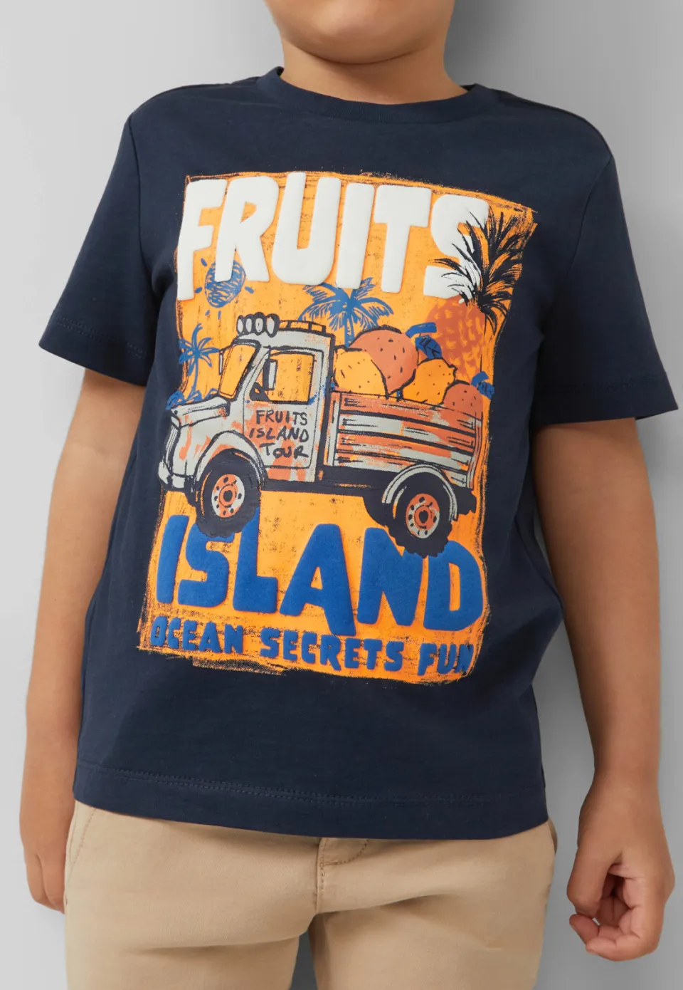 s.Oliver T-shirt met print donkerblauw, foto 5