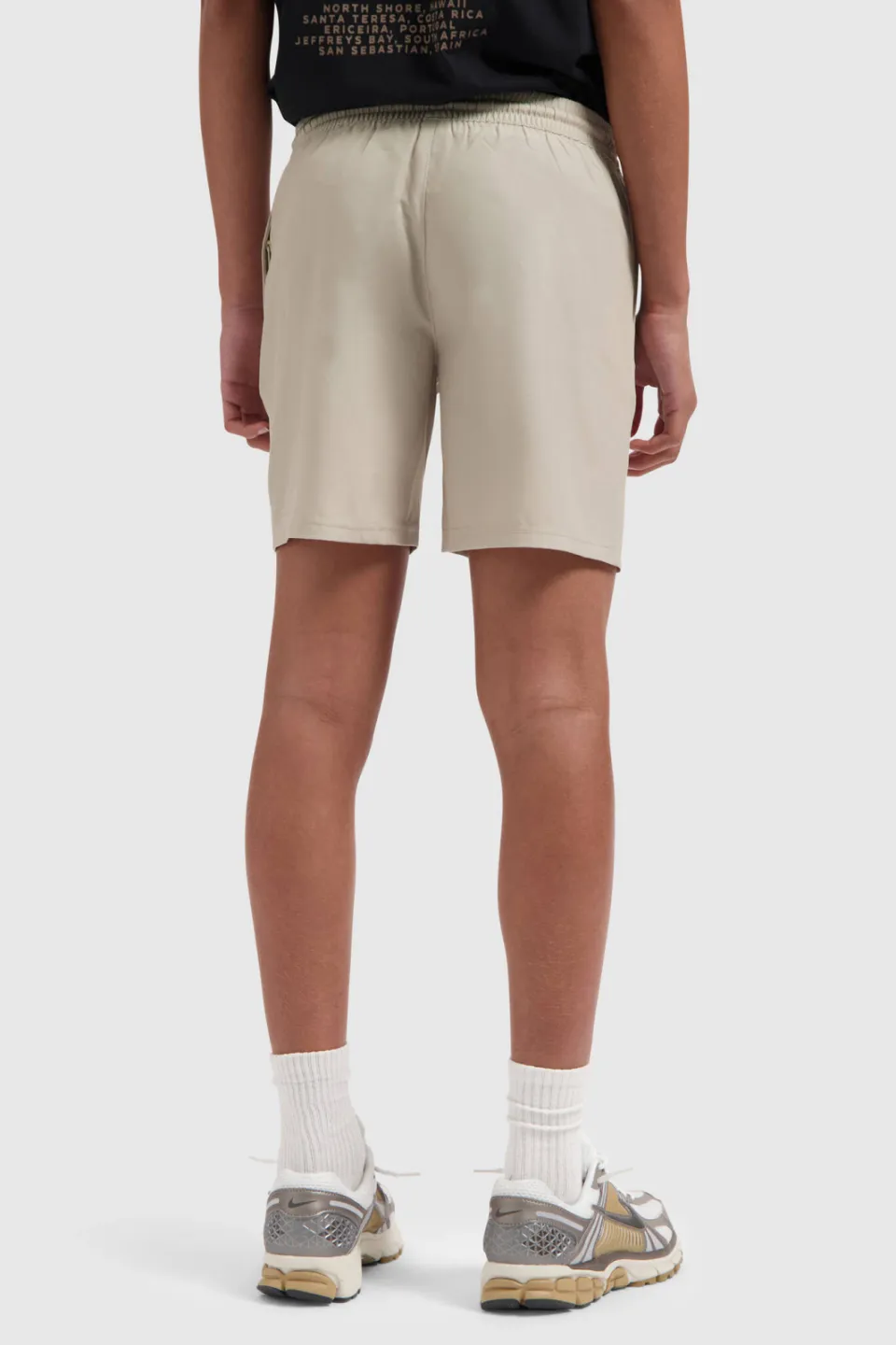 Ballin zwemshort met logo taupe, met polyester, foto 4