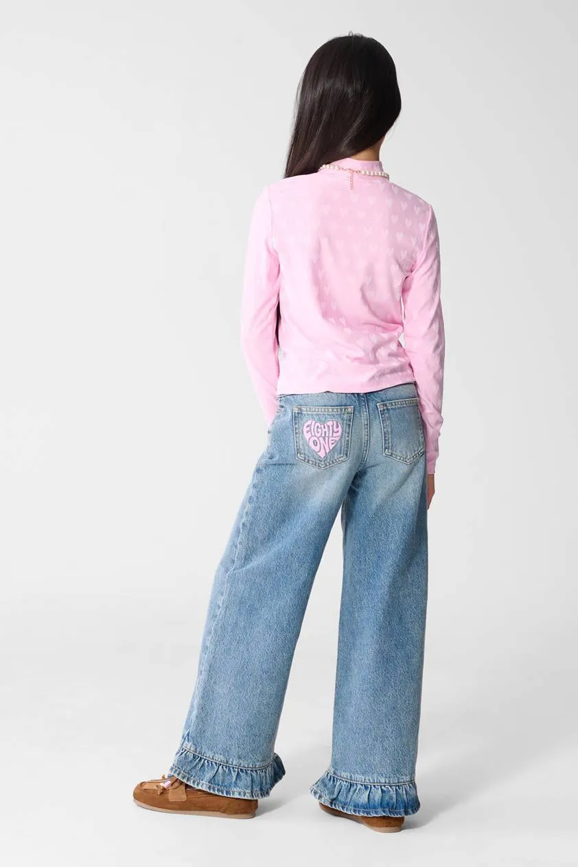 Shoeby top met col roze, foto 5
