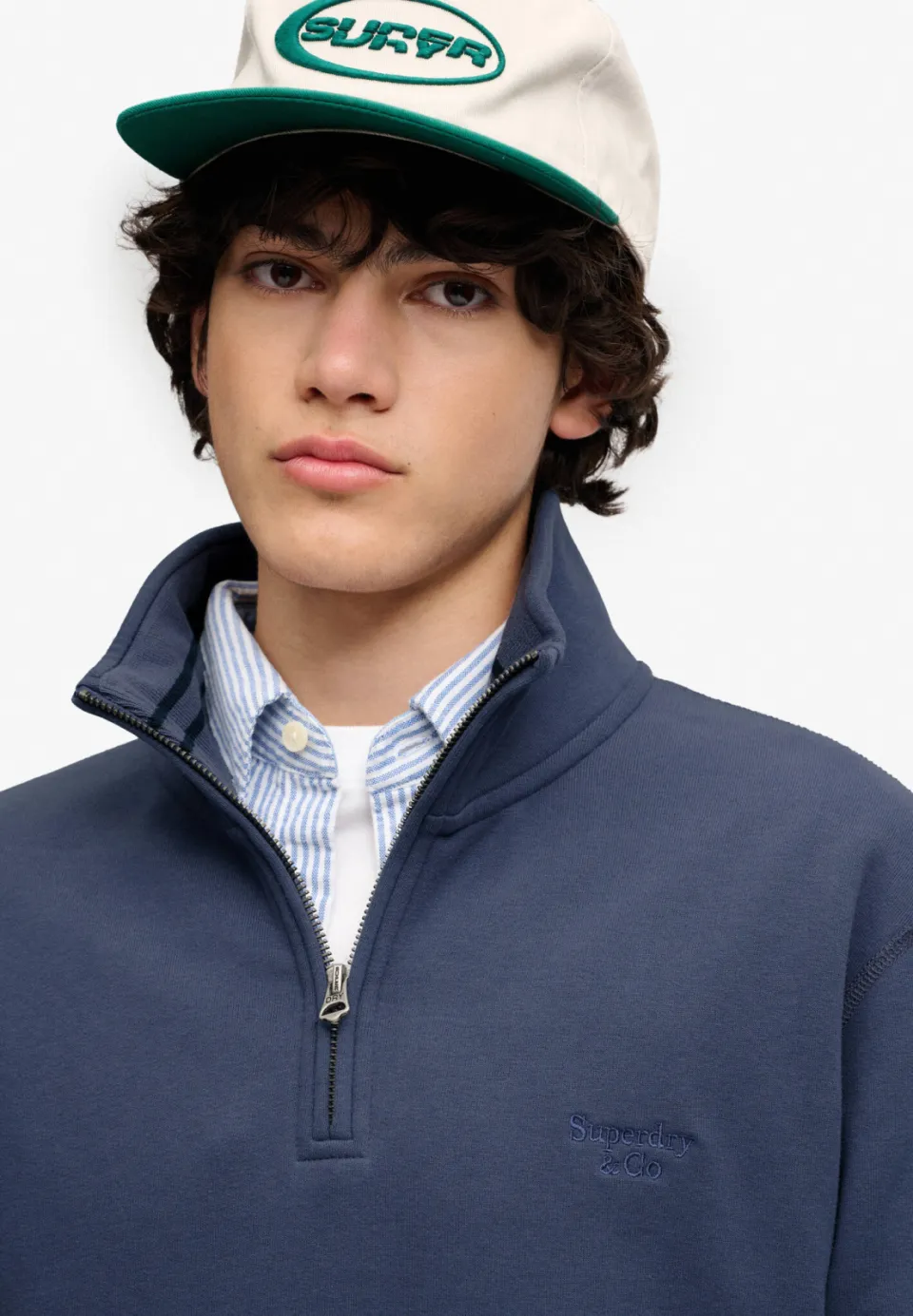Superdry relaxed fit sweater - blauw, foto 5