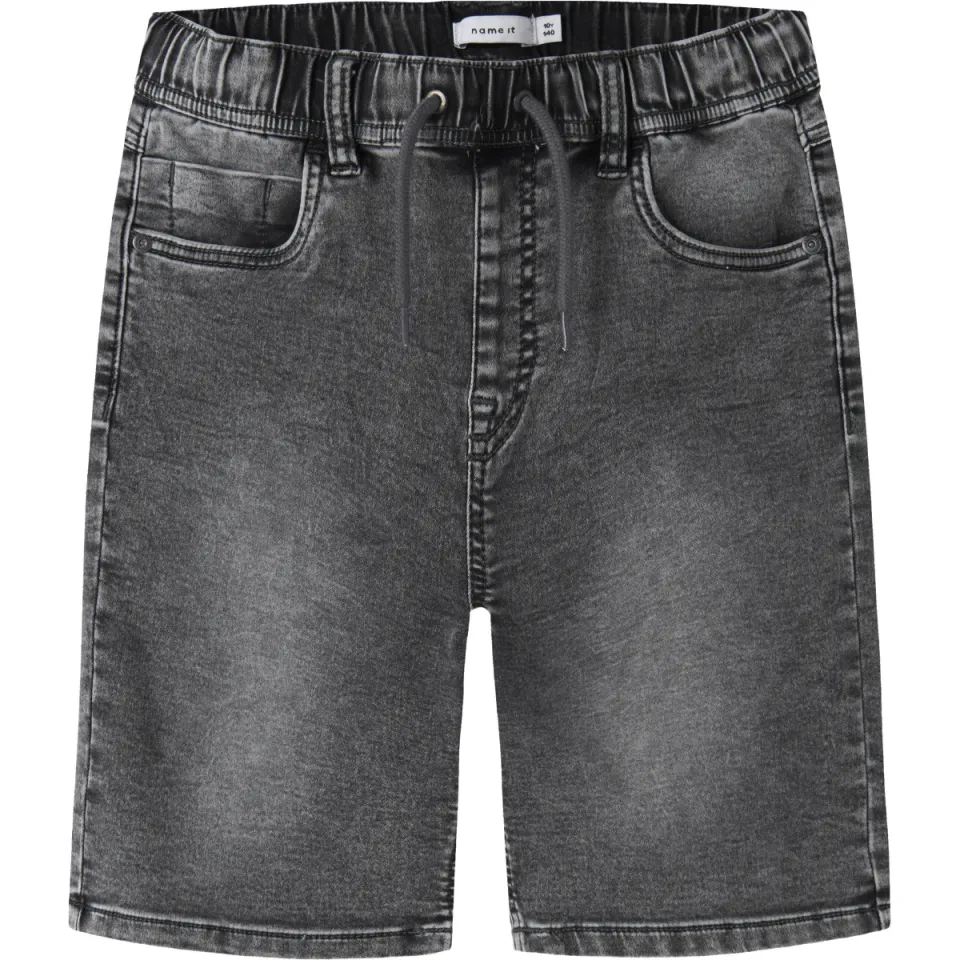 NAME IT regular denim jeansshort grijs, foto 2