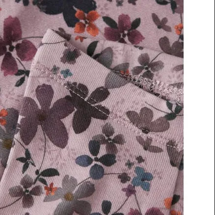 NAME IT BABY broek met bloemenprint lila, foto 3