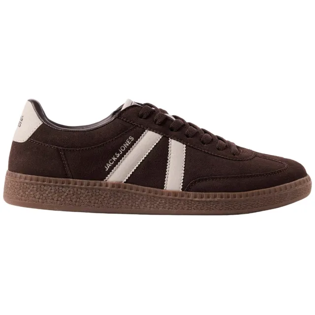 Jack & Jones Jfwkirk imitatieleren sneakers Donkerbruin