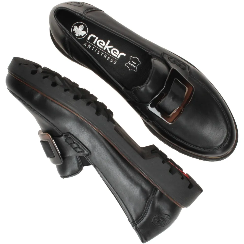 Rieker mocassins zwart, foto 7