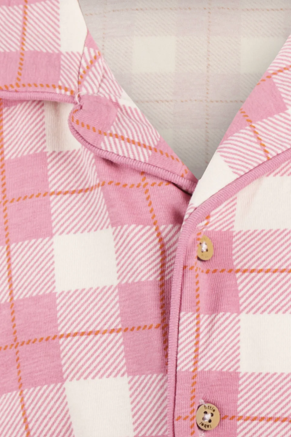 Little Label pyjama met roze geruite print, foto 6