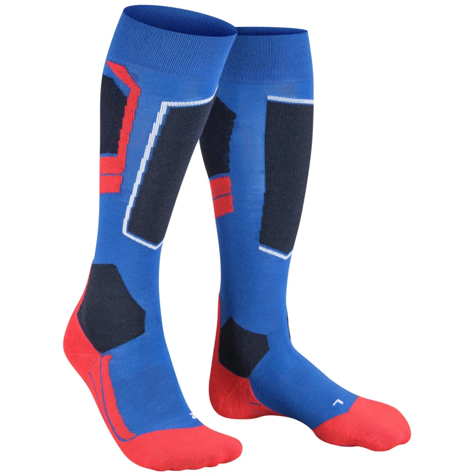 Falke SK4 skisokken kobalt blauw, foto 2