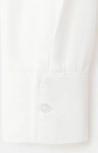 Mango getailleerde blouse wit, foto 4