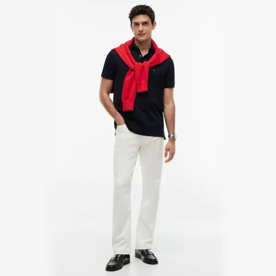 Tommy Hilfiger regular fit polo 1985 donkerblauw blauw, foto 3