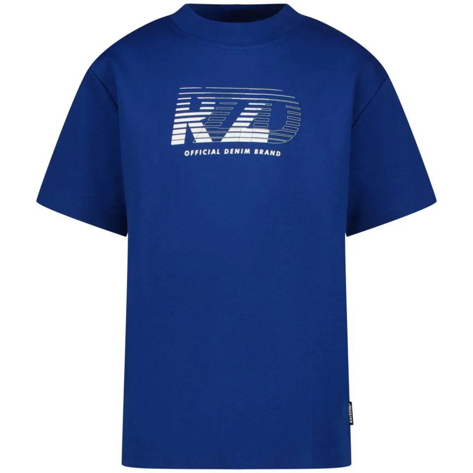 Raizzed T-shirt met logo blauw, foto 2