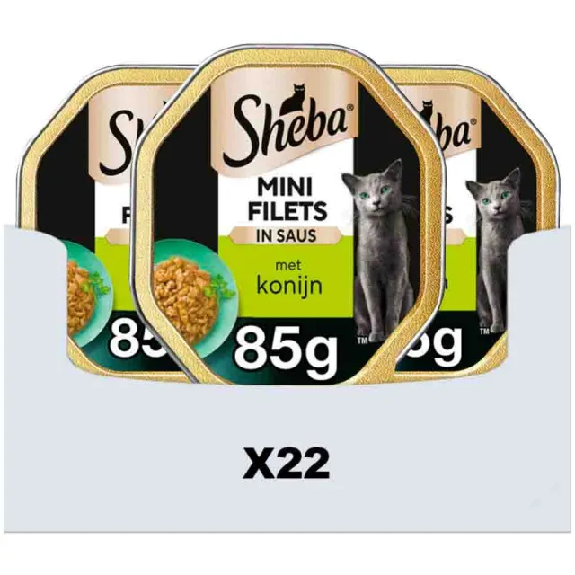 Sheba Mini Filets natvoer konijn in saus, foto 2