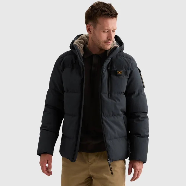 PME Legend YETCRAFT pufferjas met imitatiebontkraag - donkerblauw, foto 5