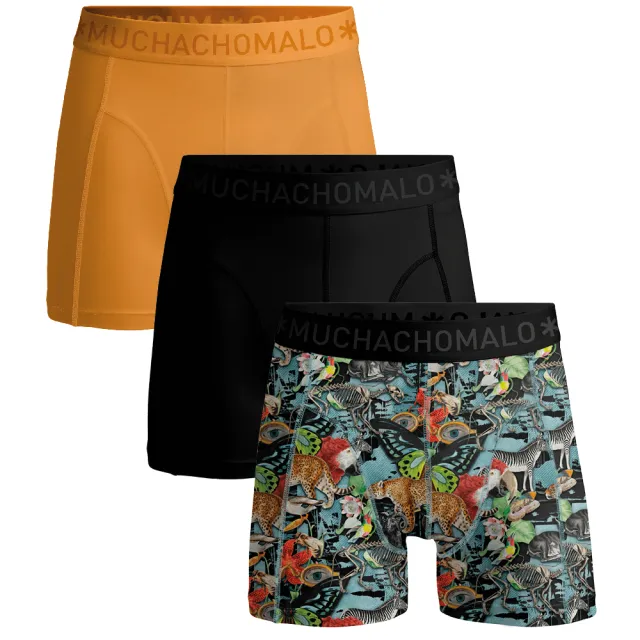 Muchachomalo Heren 3-pack Boxershorts Veelkleurig