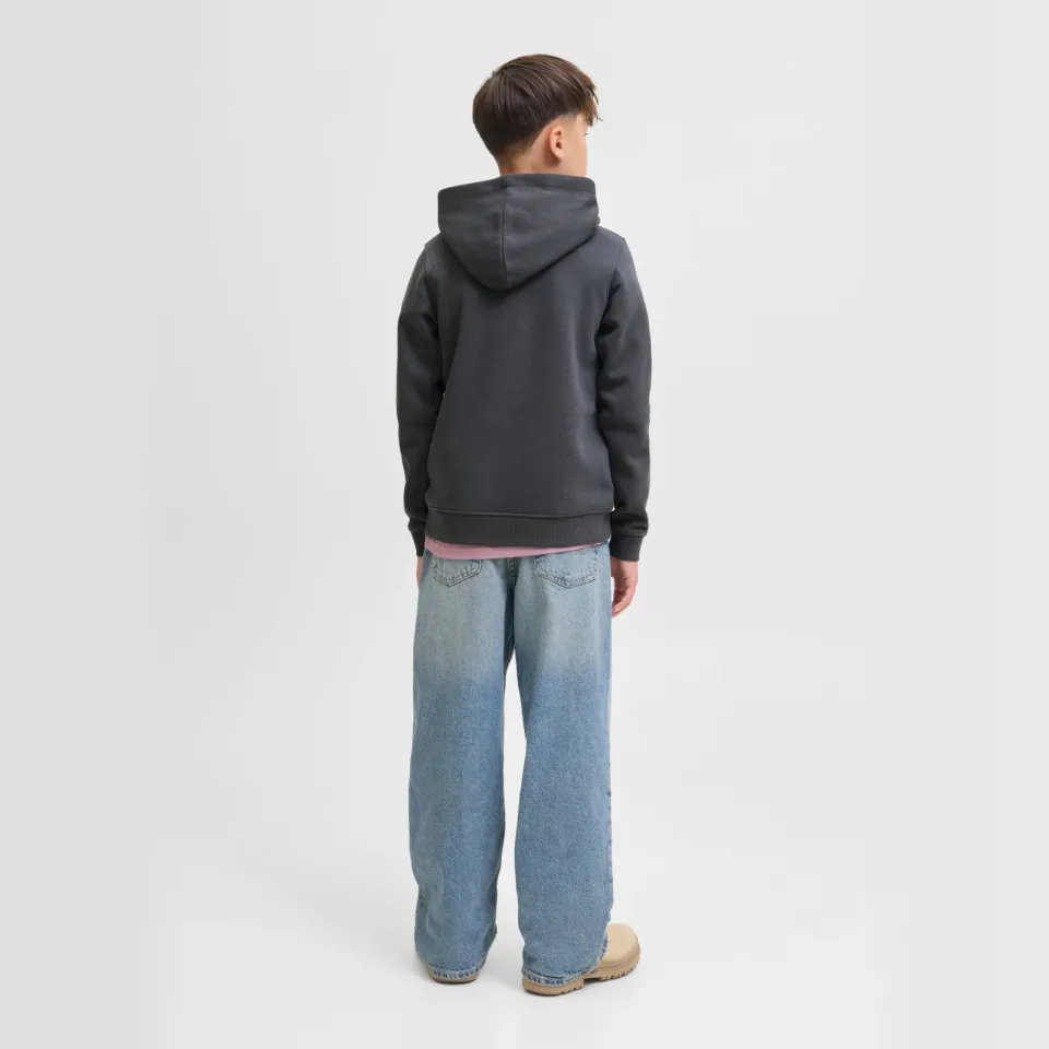 Jack & Jones JUNIOR hoodie zwart, foto 4