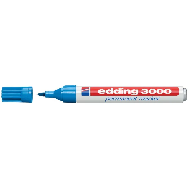 Edding 3000 viltstift lichtblauw