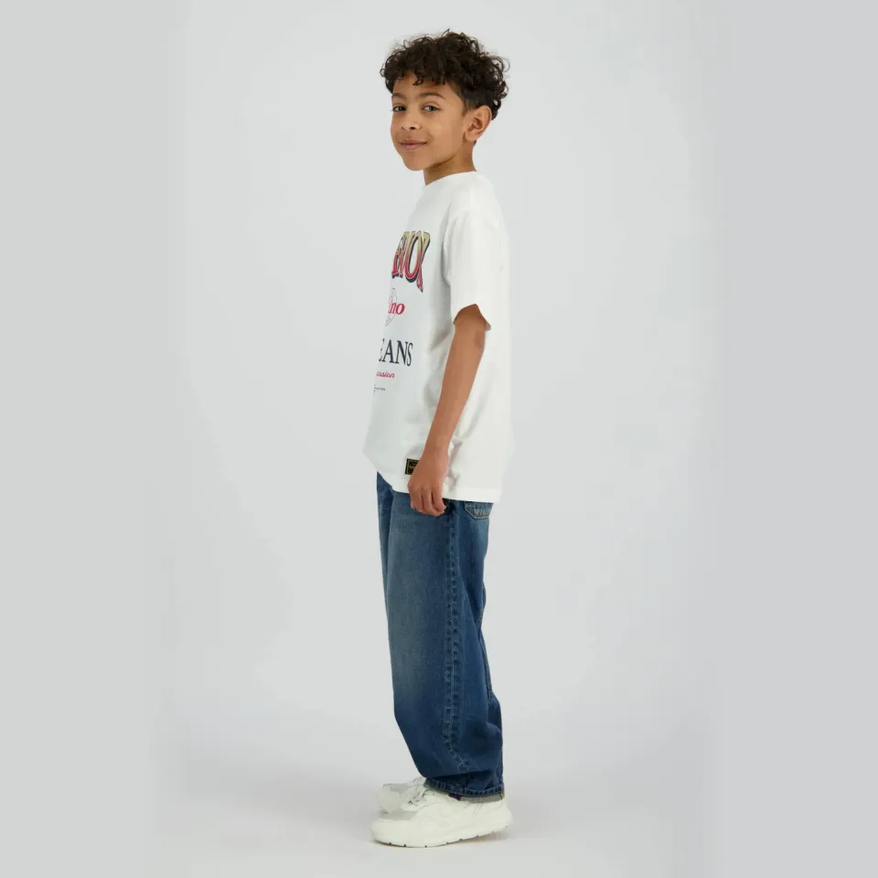 Vingino baggy jeans dark blue denim, foto 3