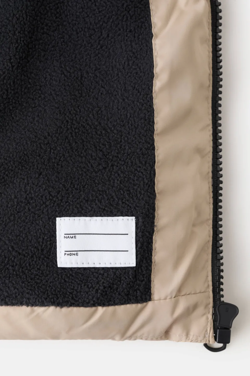 Mango Kids gewatteerde winterjas beige, foto 5